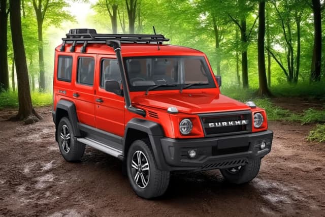 Force Gurkha 5 Door Red Color Image